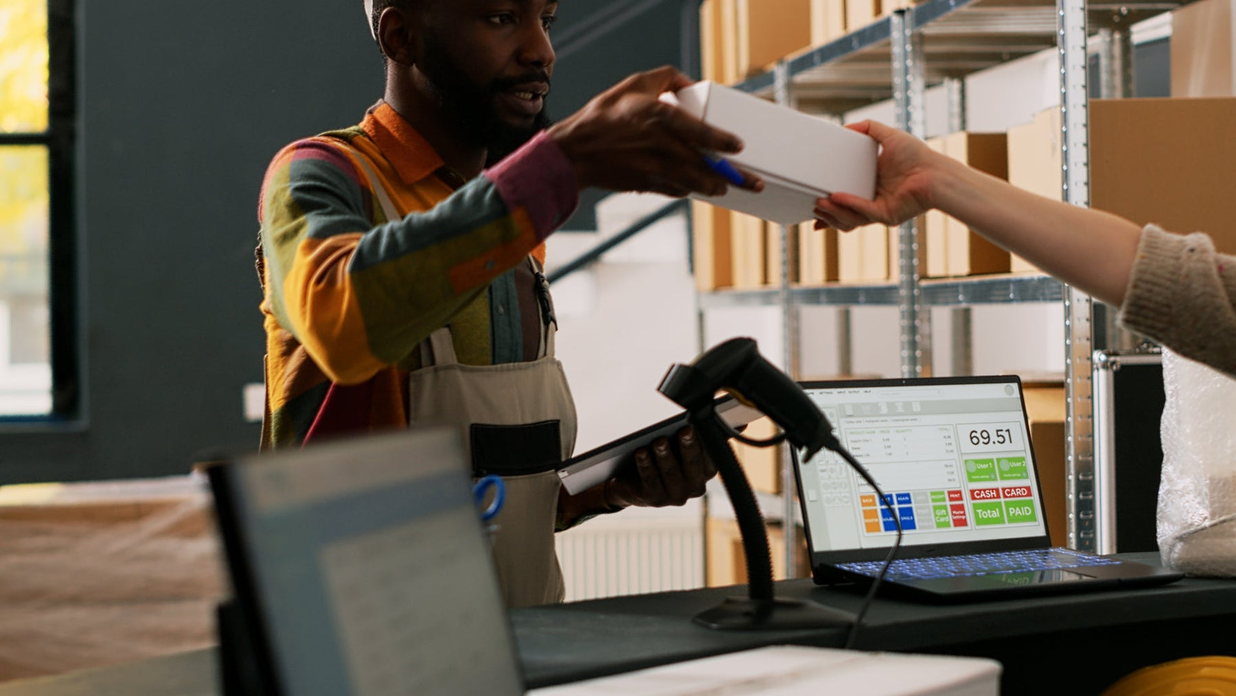Efficient Inventory Management with Barcode Scales