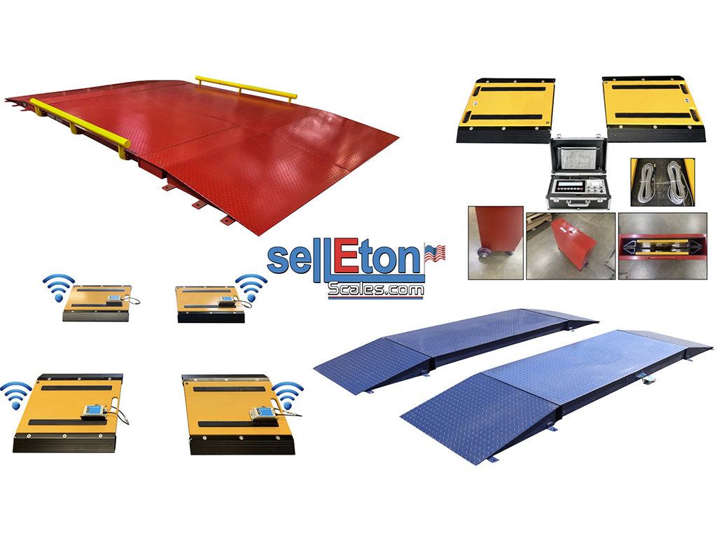 Truck Axle Scales - Portable, Ultraslim Weight Vehicle Scales