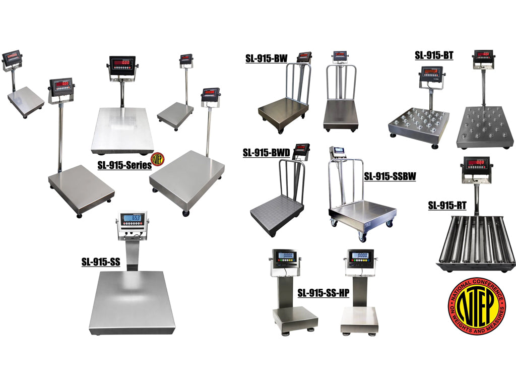 SL-915 NTEP Legal for trade (Certified) Bench Scales & Free Data collection software!