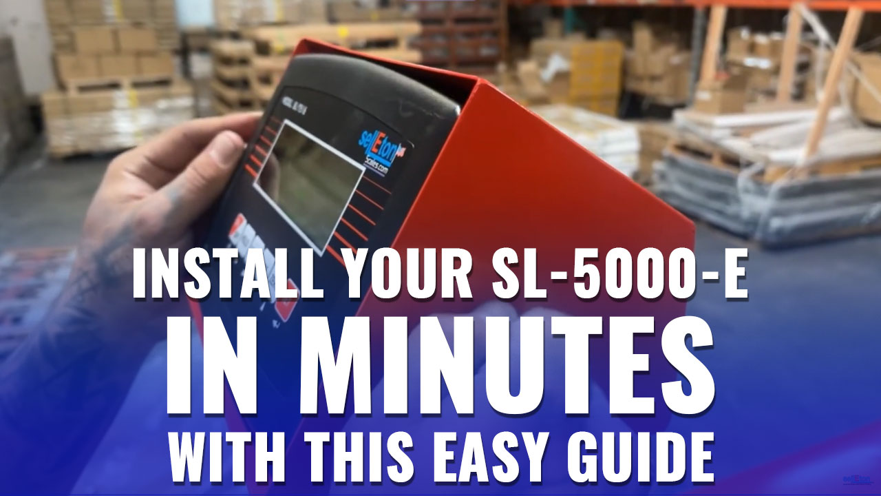 SellEton Scales SL-5000-E Installation Instructions