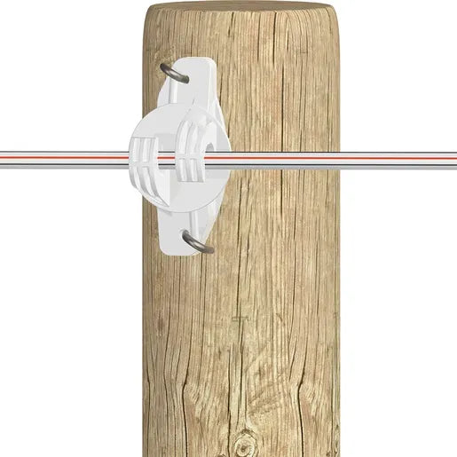 HD Wood Post Wide Jaw Pinlock Insulator