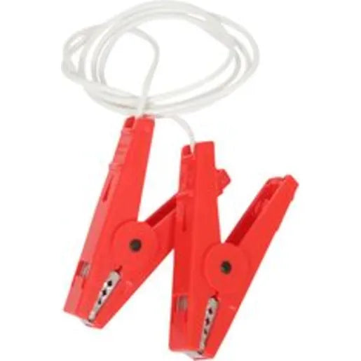 Electric Fence Jumper Lead with HD Clamps