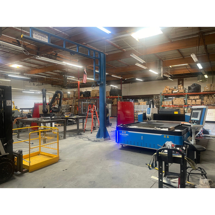 USED Senfeng 1.5kw Fiber laser machine ( fits 5x10 sheets )