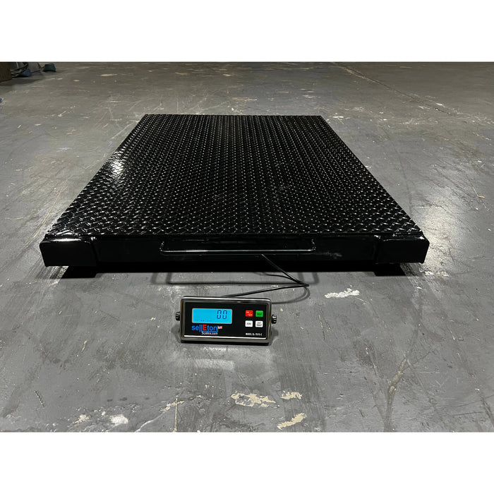 SL-933-UP-3k Portable platform scale with capacity of 3000 lb Warehouse pallet scale