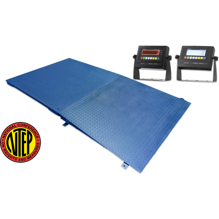 SellEton SL-800-4x4-5k+Ramp NTEP 4' x 4' Floor scale 5000 lbs x 1 lb with Ramp