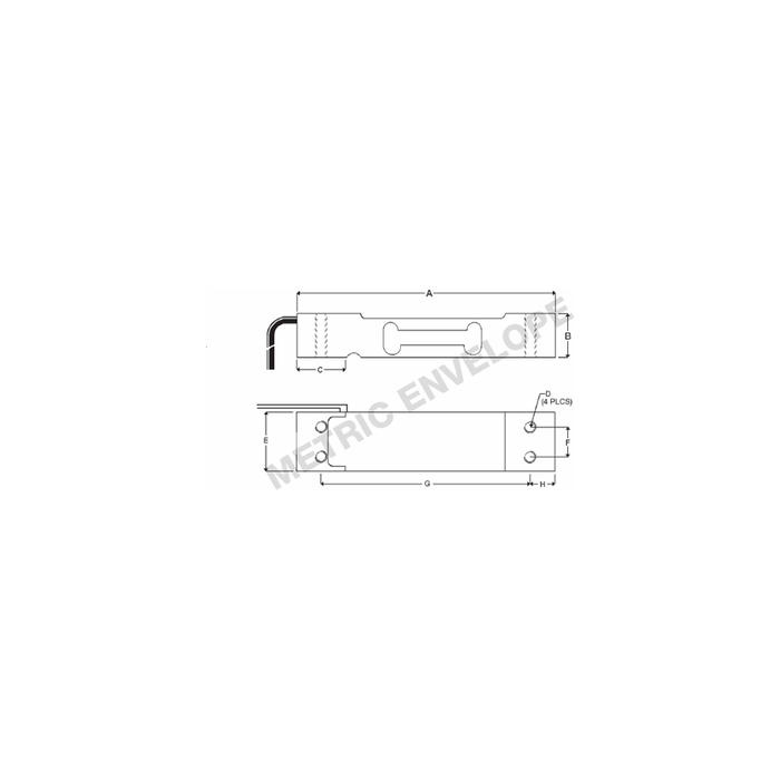 VPG® Tedea-Huntleigh® 1022 Aluminum, Single Point Load Cell