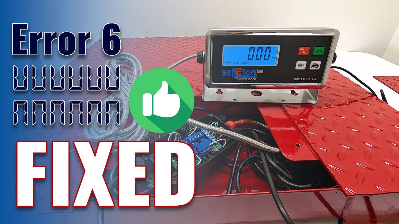 How To Correct Err 6, uuuuuu, nnnnnn | Identify & Replace Bad Load Cells