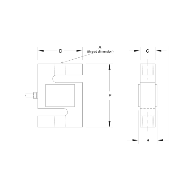 VPG® Revere 9363 Stainless Steel, S-Beam Load Cell