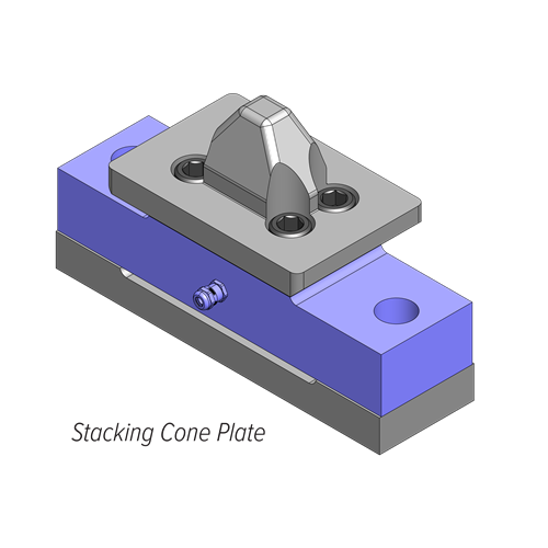 PLSB-25K Stacking Cone and Twist Lock Mount Assembly