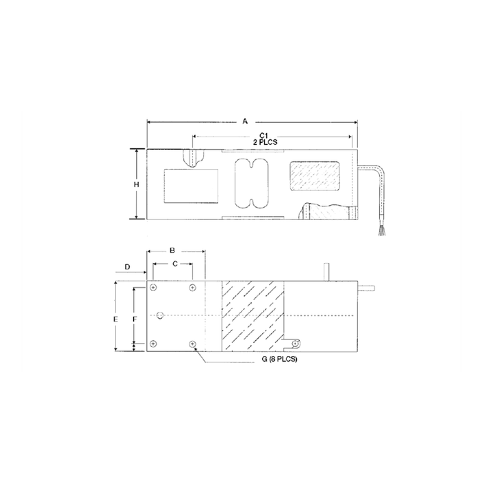 VPG® Tedea-Huntleigh® 1260 Aluminum, Single Point Load Cell