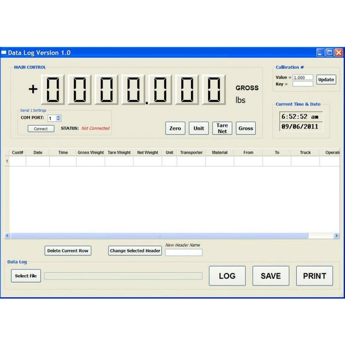 SellEton SL-S101 & SL-S102 Data Logging Software