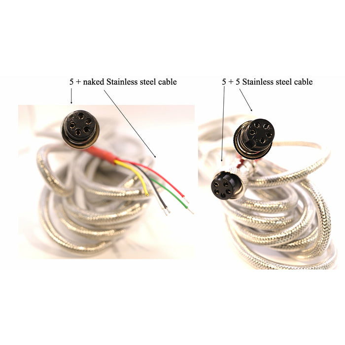 SellEton SL-410 5 prong Stainless Steel female connector cable for SL-7510, SL-7515-C, SL-7516 series indicator