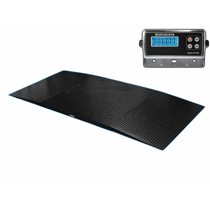 SellEton 48" x 72" (4x6) Smart Ready Floor Scale with 2 Ramps l 10,000 lbs x 1 lb