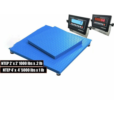 SL-800 NTEP Pallet Floor Scale ā 24" x 24" (2' x 2') & 48" x 48" (4' x 4')
