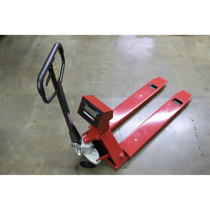 SL-5000-E-Narrow Pallet jack scale for European pallet or smaller pallets