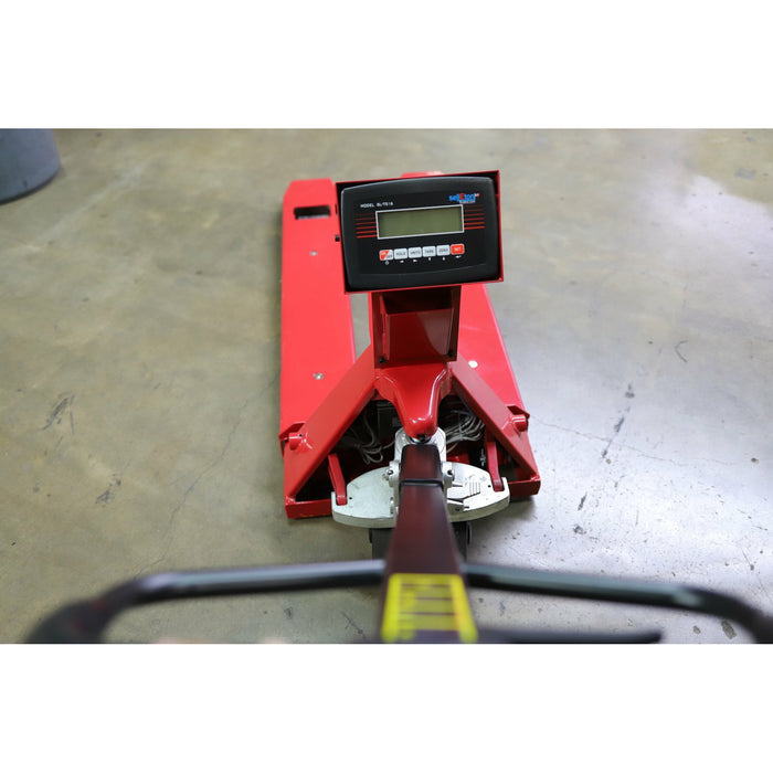 SL-5000-E-Narrow Pallet jack scale for European pallet or smaller pallets