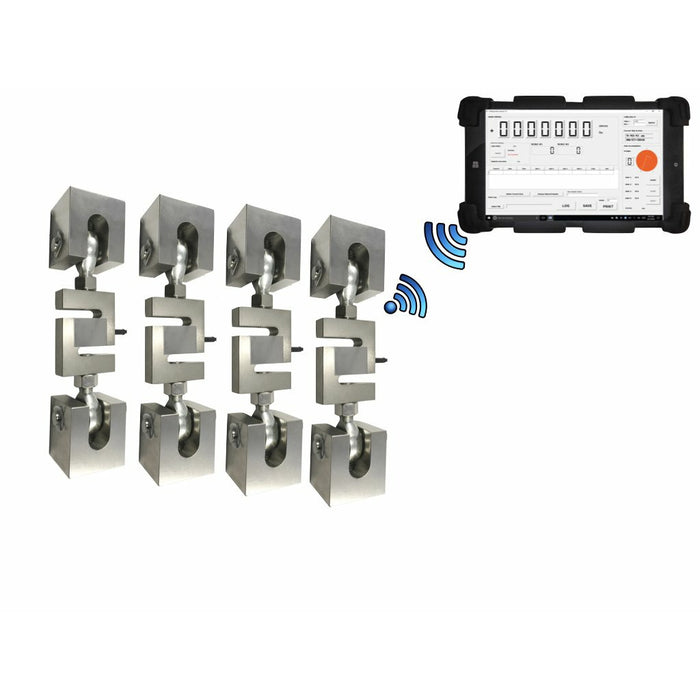 SellEton SL-312-TM  S Type load cell with connection links x 4 KIT