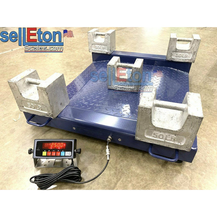SL-917-38x33 Portable 5000 lb x 1 lb Drum Scale
