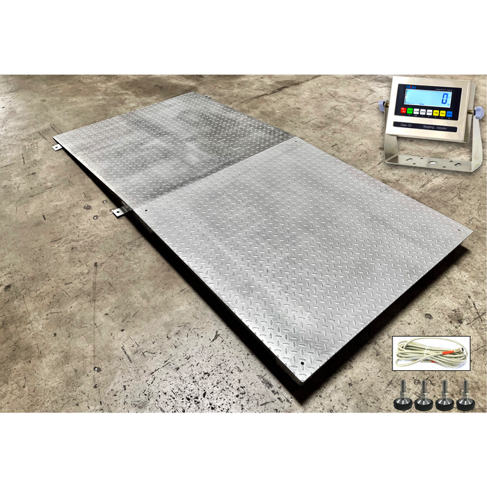 SL-4x4-Galvanized  NTEP ( Legal for trade ) Heavy duty industrial floor scale 48" x 48"