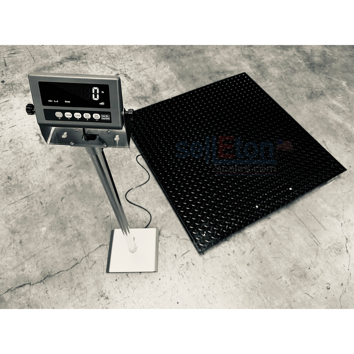 Selleton SL-7517-4x4 Industrial Floor Scale - Advanced Weighing Solution with Data Transfer, Alarm & Animal Weighing Features