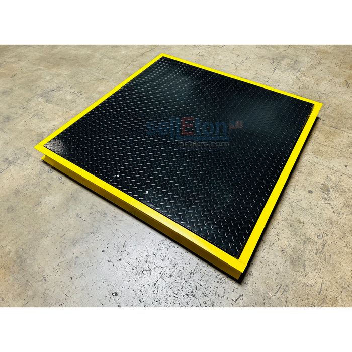 SellEton 72" x 72" ( 6' x 6' ) Floor Scale with Pit Frame, for above & in-ground use