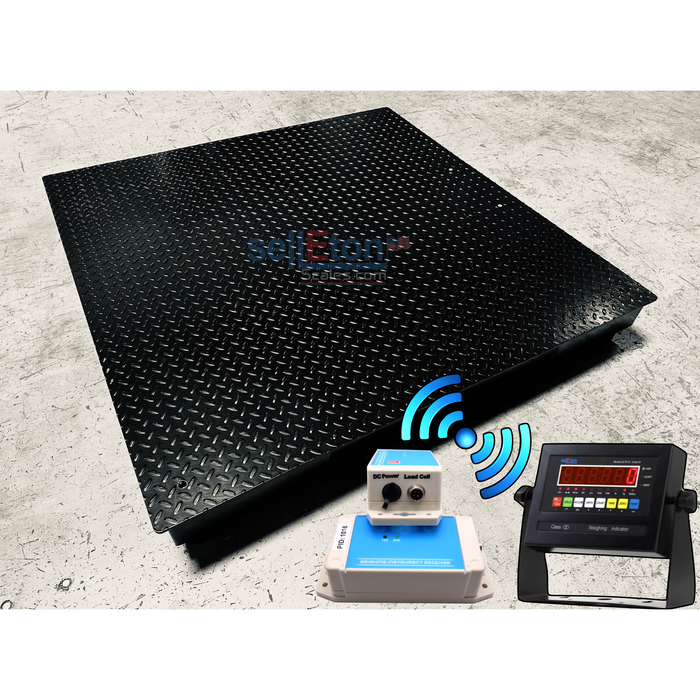 SellEton scales NTEP certified Industrial SL-800-W Wireless Floor scales