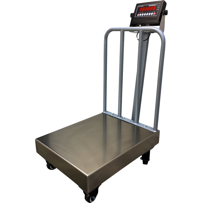 SL-915-BW NTEP Legal for trade Bench Scale with Wheels and Backrail