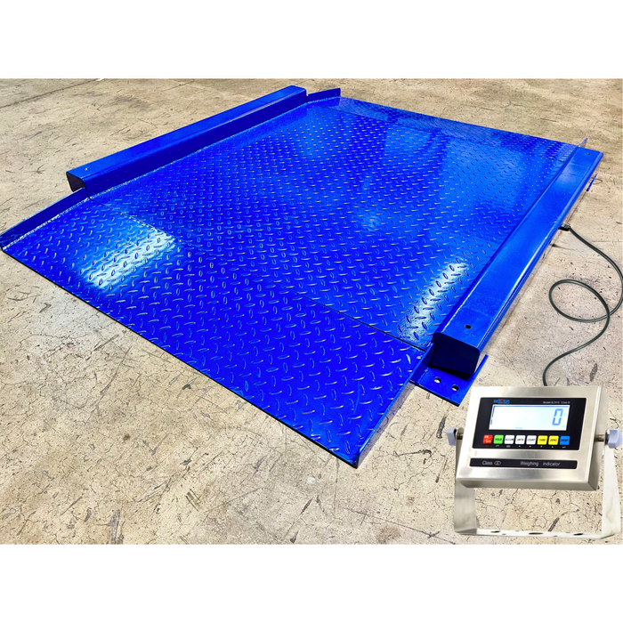 SellEton SL-917-R NTEP Low Profile Drum Scale with 2.5' x 2.5' (30' x 30') | 3' x 3' (36' x 36')| 4' x 4' (48' x 48') Platforms for Barrel Weighing