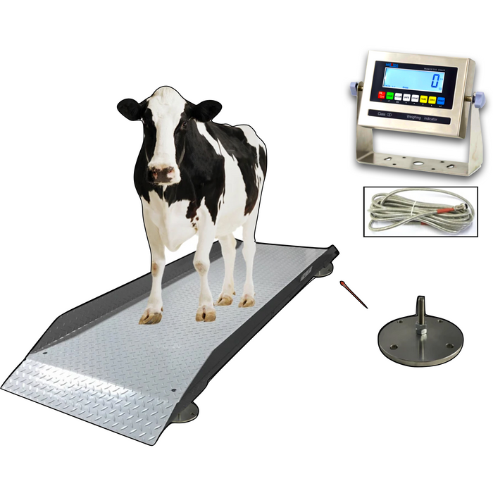 SellEton SL-929 Livestock & Cattle Alleyway Scale 5000 lbs x 1 lb