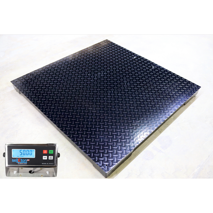 SellEton SL-700-40x40-NN 40" x 40" Floor Scale / Pallet Scale / warehouse / industrial