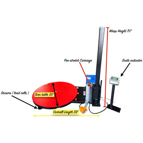 Revolutionize Your Logistics with the SellEton SL-7100-W60 Pallet Wrapping Machine