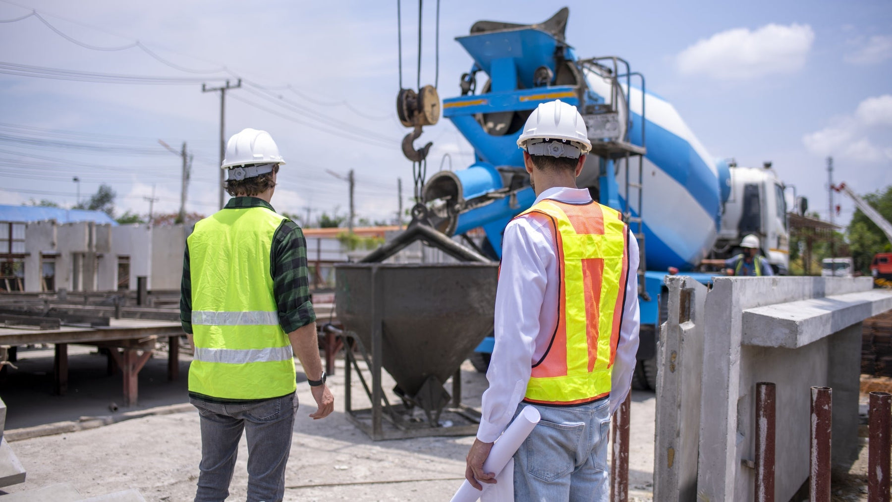 concrete batching weighing