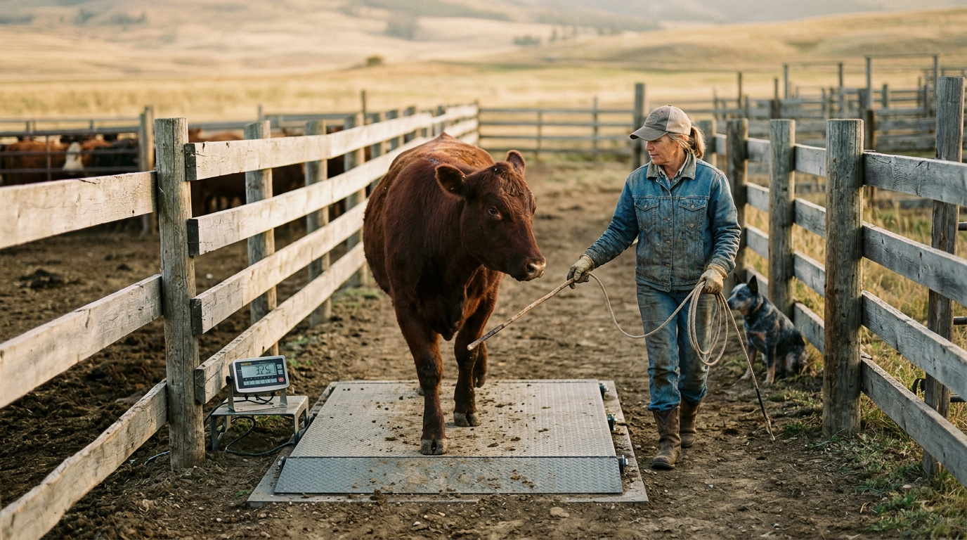 How to Weigh Cattle Without a Squeeze Chute