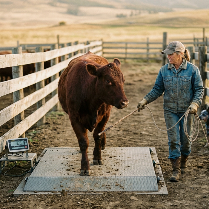How to Weigh Cattle Without a Squeeze Chute