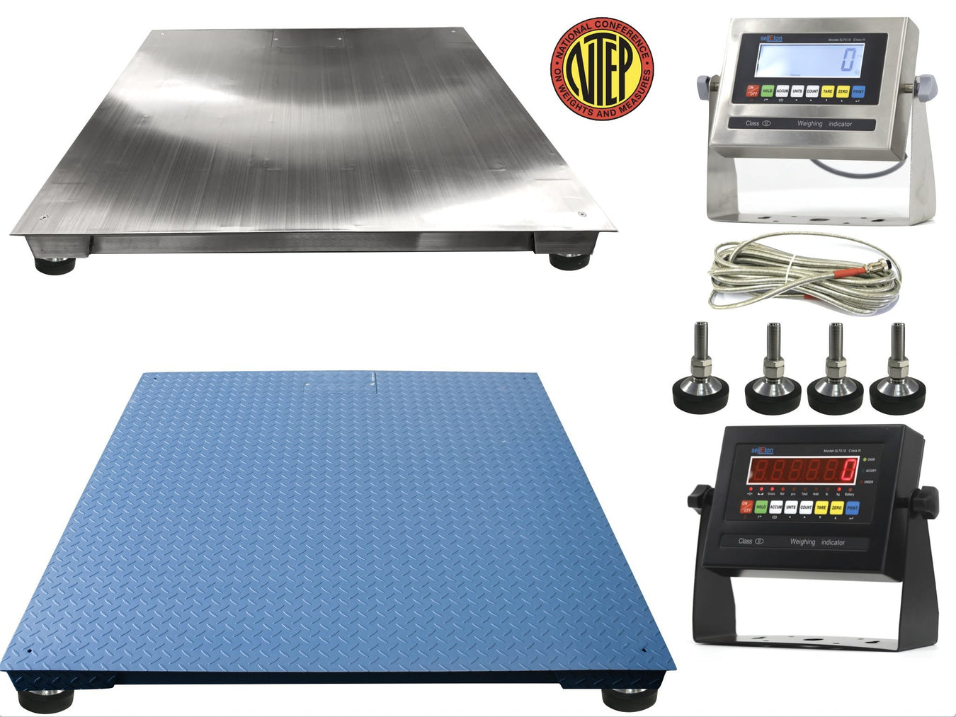 SL-800 & SL-900 NTEP Certified (Legal for trade) Floor Scales