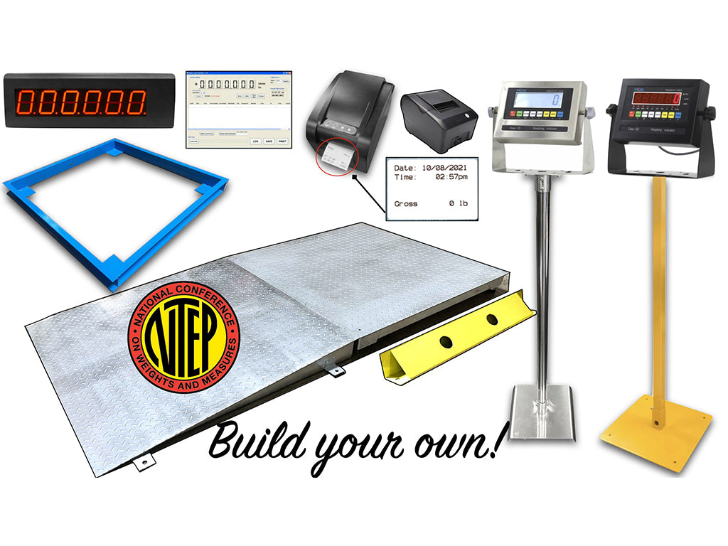 600LB Weight Computer Scale Digital Floor Platform Shipping Warehouse Postal