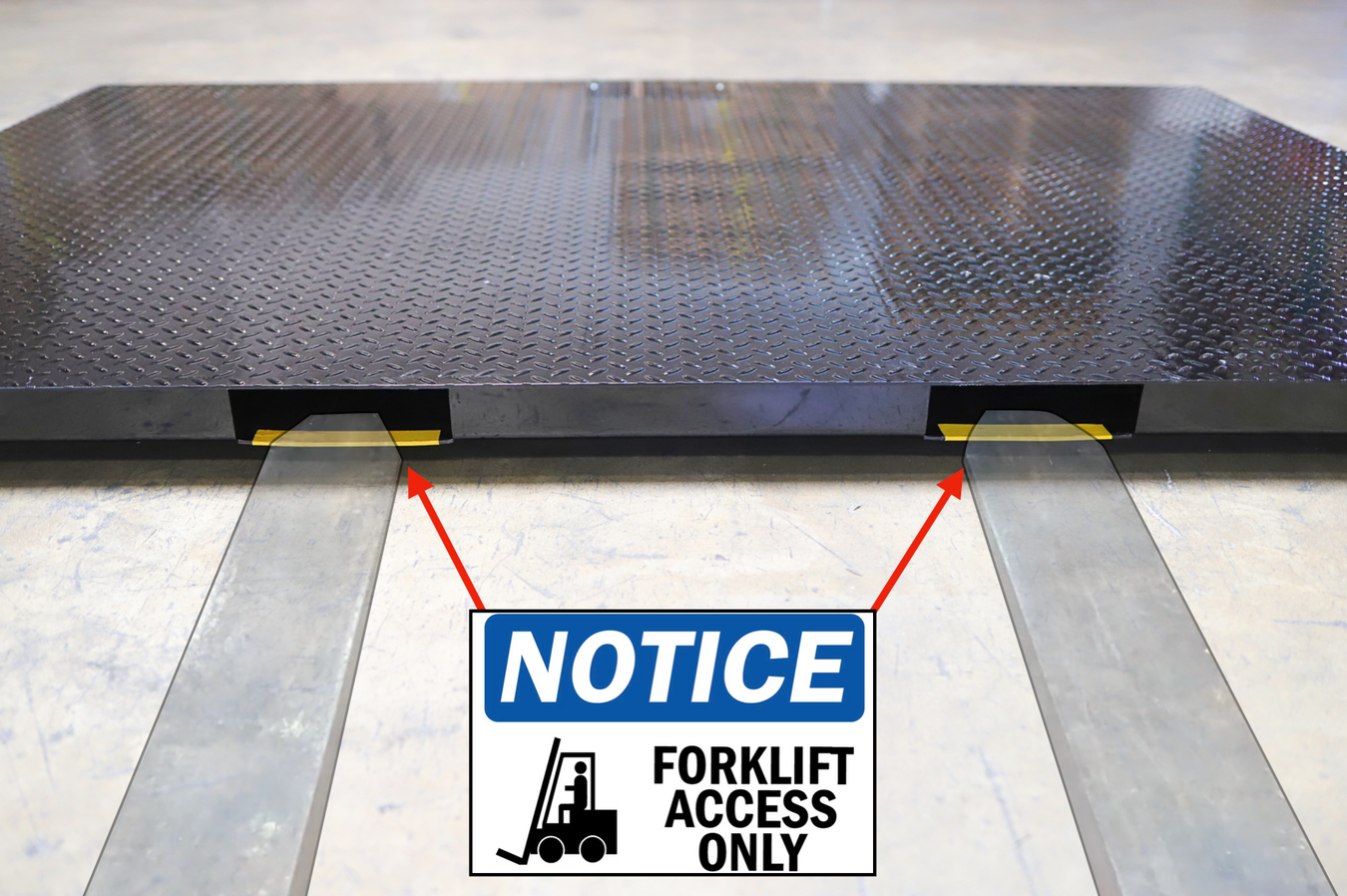 SellEton NTEP Certified SL-900-FA Forklift Access Scales