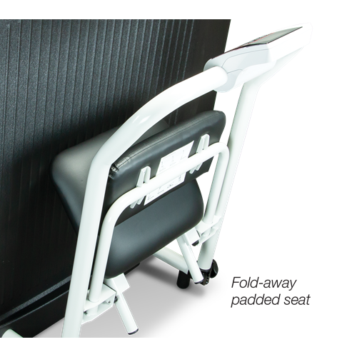 350-10-4 Dual-ramp Wheelchair Scale with Seat