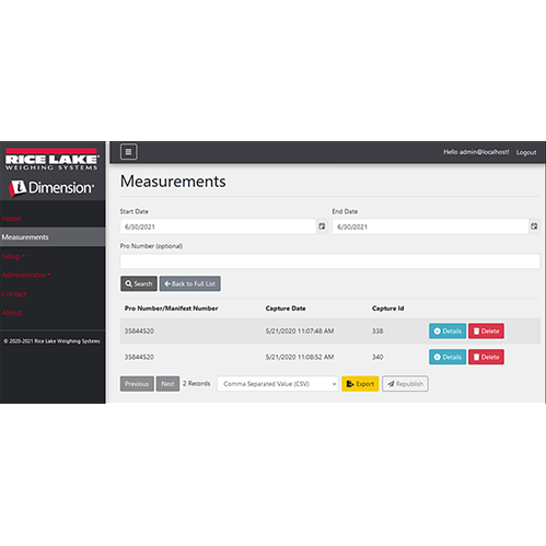 iDimension SS Integration Software