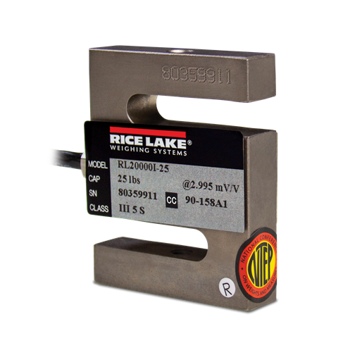 Rice Lake RL20000I Alloy Steel, S-Beam Load Cell