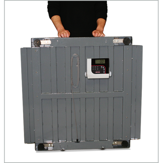 RL-350-6 Dual-ramp Portable Bariatric Wheelchair Scale