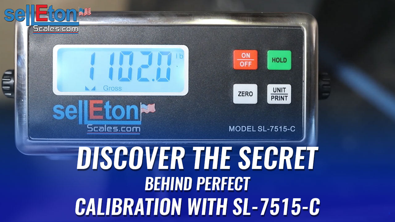 SL-7515-C Calibration For Whole Numbers