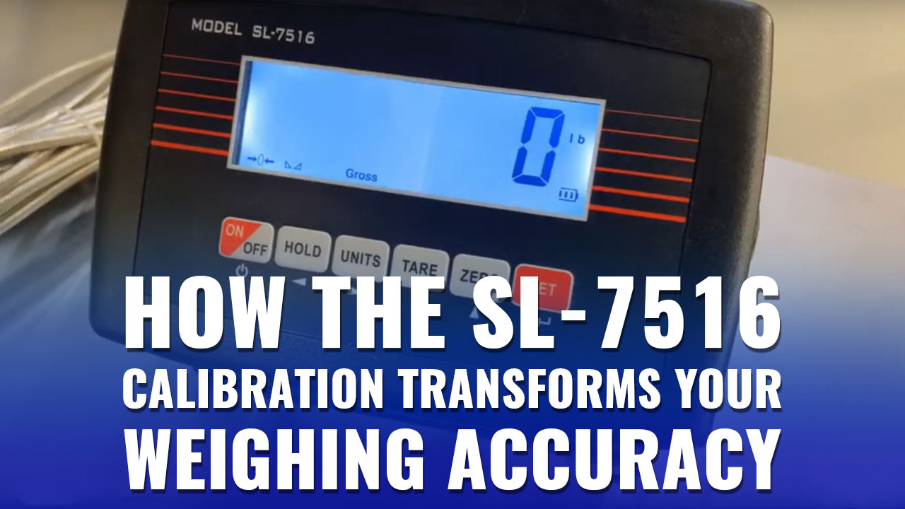 SL-7516 Indicator Calibration Video