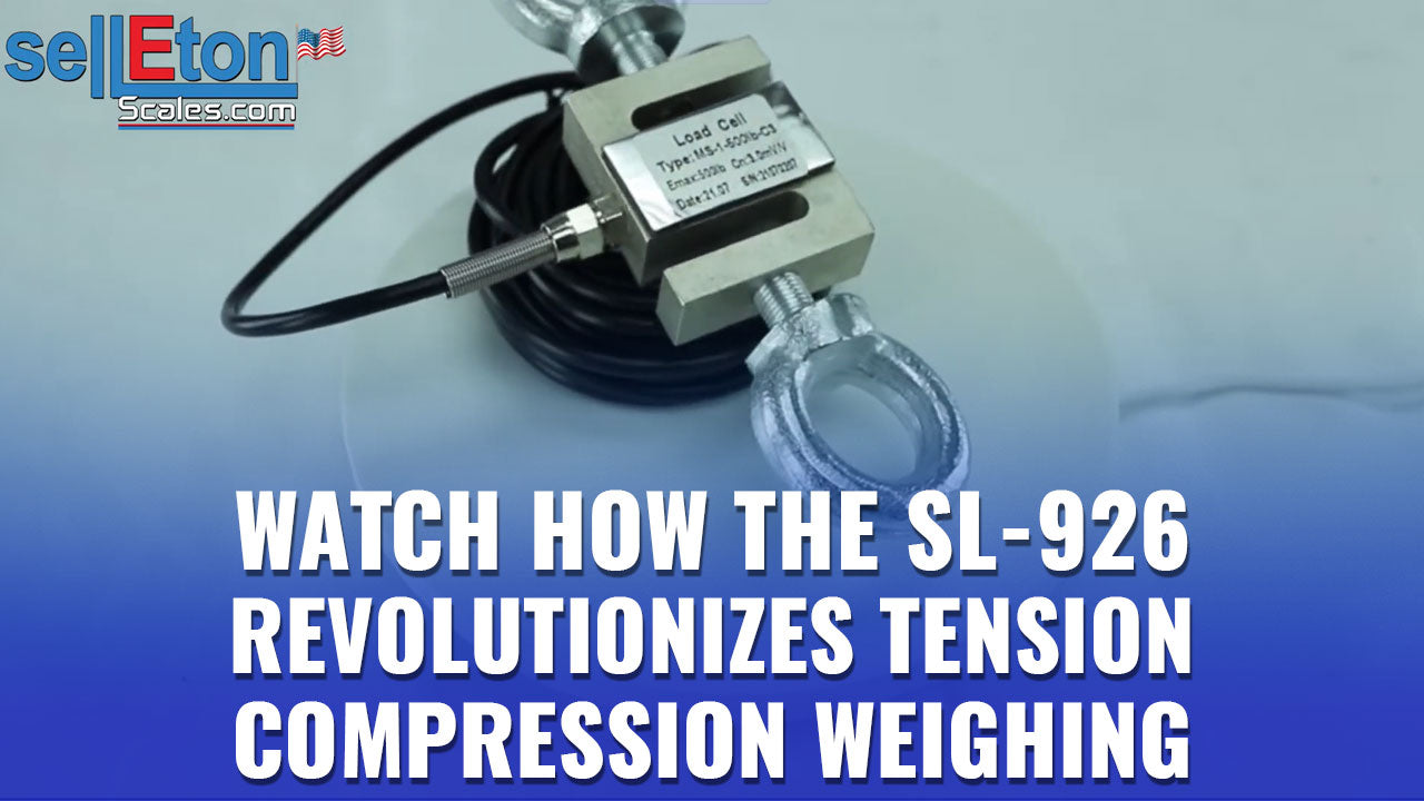 Selleton SL-926 S Type Load Cell Used For Tension & Compression Style Weighing!