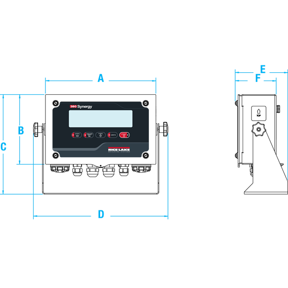 380 Synergy Series Digital Weight Indicator