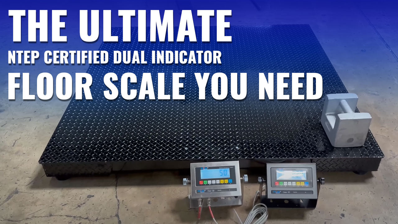 NTEP Certified Industrial Floor Scales With Dual indicator Function