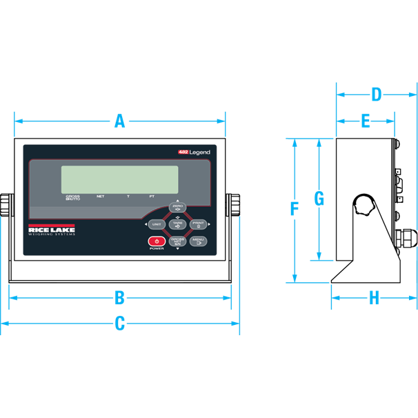 480/482 Legend® Series Digital Weight Indicator