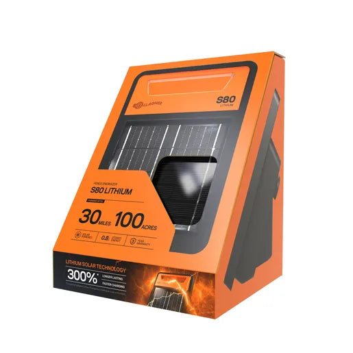 S80 Lithium Solar Fence Energizer