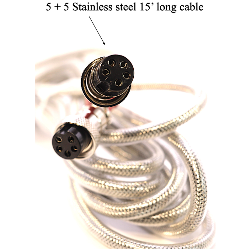 SellEton SL-410 5 prong Stainless Steel female connector cable for SL-7510, SL-7515-C, SL-7516 series indicator