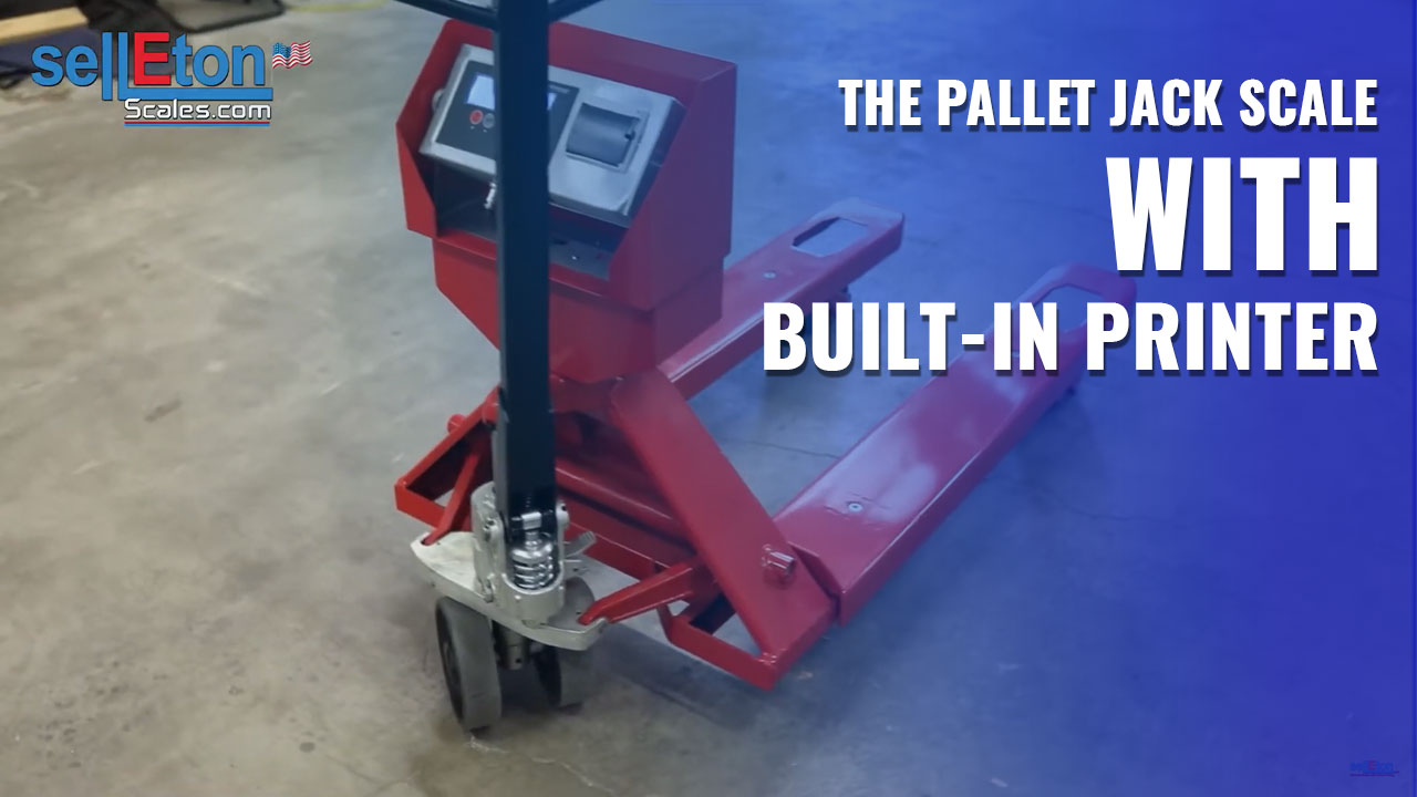 Selleton SL-5000-PJP industrial warehouse Pallet Jack scale with Built in printer!